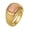 Orange, variant on Women Stainless Steel Signet Ring Classic Simple Thick Square Gemstone Wedding Bands Orange Size 9