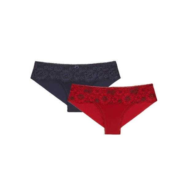 Adored by Adore Me Women’s Chelsey Payal Cheeky Underwear, 2Pack