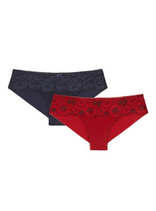 Adored by Adore Me Women's Morgan Lace and Mesh Cheeky Underwear