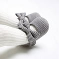 thumbnail image 6 of Newway Baby Girls Shoes Cozy Fleece Soft Bottom Warm Socks Newborn Crib Shoes With Cute Bow, 6 of 6