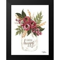 thumbnail image 2 of Norman, Michele 15x18 Black Modern Framed Museum Art Print Titled - Choose Happy Flowers, 2 of 5