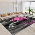 thumbnail image 2 of Machine Washable Rug 5x8 ft Orchid Stone Washable Area Rugs with Non Slip Rugs for Living Room Bedroom, Rug Carpet Stain Resistant, Home Decor Office Rug, Gray 6, 2 of 6