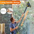 thumbnail image 3 of MesaSe Triangle Cleaning Mop 360° Rotatable Super Water Absorption Foldable Automatic Water Squeezing Wall Cleaning Mop, 3 of 7