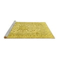 thumbnail image 2 of Ahgly Company Machine Washable Indoor Rectangle Persian Yellow Traditional Area Rugs, 7' x 10', 2 of 4