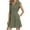 Army Green, variant on Miqool Womens Tennis Golf Dresses Zipper Front Sleeveless Pickleball Exercise Workout Athletic Mini Dress with Pocket Activewear