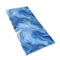 thumbnail image 3 of Polyester Long Towel Multi-Size Water Absorption Good Bright Fluffy Soft For Bathroom Swimming Pool Beach Outdoor Travel Steelblue Marble_1, 3 of 8