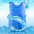 thumbnail image 4 of Advancent Chaleco de enfriamiento de verano Prevención de golpes de calor No se requiere refrigeración Chaleco de seguridad para el frío Escalada, 4 of 6