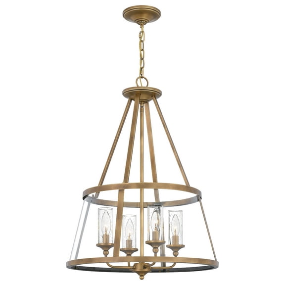 Quoizel  Barlow Weathered Brass 4-light Pendant