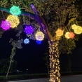 thumbnail image 4 of Lámpara de bola de ratán LED para exteriores, impermeable, para colgar en forma de árbol, para jardín, decorativa para calle, para Navidad, 4 of 5