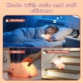 thumbnail image 3 of Night Light for Kids Squishy Silicone Cute Animal Lamp,Dimmable Rechargeable Touch Nightlight for Nursery,Bedside,Kids Room Decor,Perfect Gift for Girls & Boys, 3 of 8