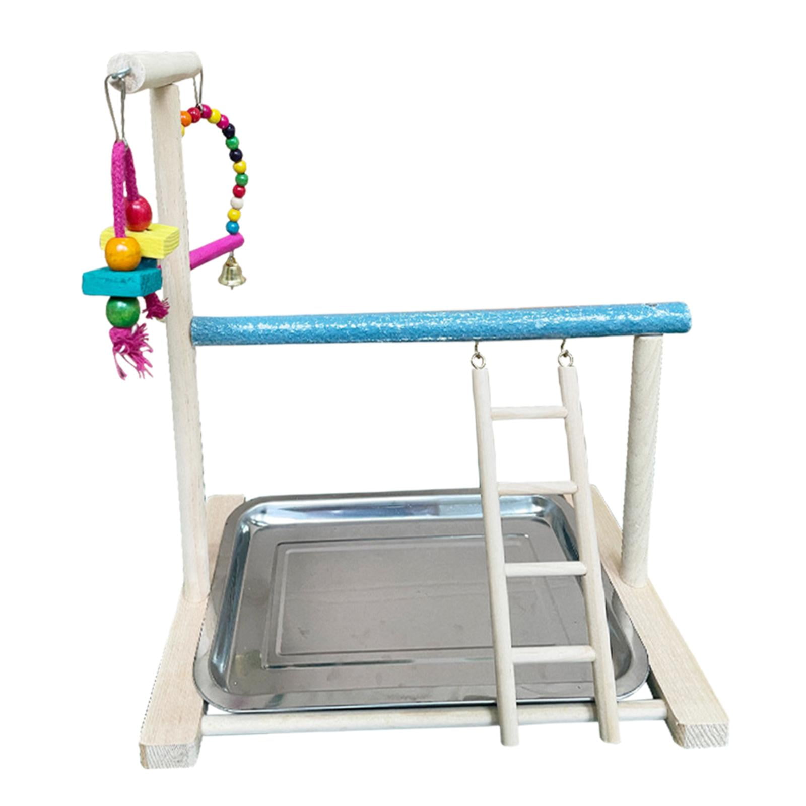 Gazechimp Parrot Playground Cage Accessory Birds Hanging Toys for Cockatiels Lovebirds