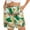 White, variant on Bermuda Shorts for Women Casual Summer Comfy Beach Elastic Waist Floral Print Loose High Waisted Short with Pockets S-3XL