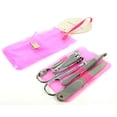 thumbnail image 2 of Twelvenyc Mani On Point Clippers File Tweezers 5 Piece Nail Set, Pink, 2 of 6