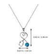 thumbnail image 3 of MasteelfCA 1Pc Stethoscope Design Necklace Creative Alloy Neck Chain Chic Women Jewelry, 3 of 8