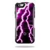 Skin Decal Wrap Compatible With OtterBox Resurgence iPhone 6 Power Case Purple Lightning