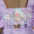 thumbnail image 2 of ITFABS Bébé Filles Été Broderie Perle Fleur Romper Combinaisons + Bandeau, 2 of 5