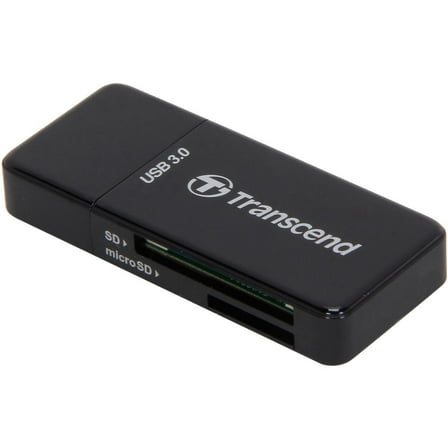 Transcend RDF5 USB 3.0 Flash Card Reader - Black