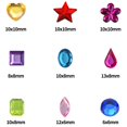 thumbnail image 2 of Rinestones para manualidades JPSOR, 900 piezas de acrílico, 9 formas, 6-13 mm, 2 of 7