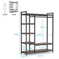 thumbnail image 7 of Tribesigns Free-standing Closet Organizer Garment Rack with 6 Storage Shelves and Hanging Bar, 7 of 7