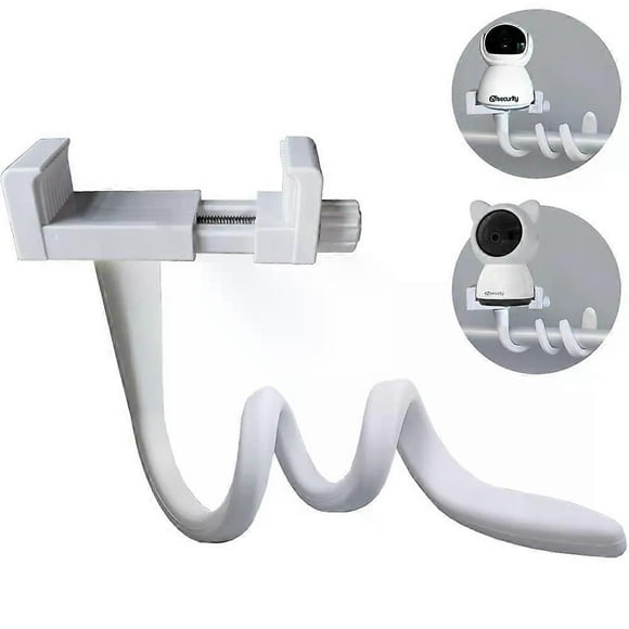 Universal Baby Monitor Holder Longer White Flexible Silicone Baby Camera Tripod