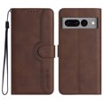 thumbnail image 1 of Jiahe Cover for Google Pixel 7A, Wallet Case with Credit Card Holder,Shockproof Magnetic Anti-Scratch Premium Leather Cover with Card Slots Kickstand Cover Case, brown, 1 of 7