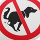 thumbnail image 2 of 2 letreros con estaca que prohíben que los perros hagan sus necesidades. Advertencia: No permita que los perros orinen en el césped., 2 of 5