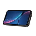 thumbnail image 3 of Wallet Case for iPhone XS/X, Kickstand Ring Holder Premium PU Leather Case with Crossbody Strap,Card Holder Slot Money Pocket 360°Rotation Metal Ring Grip Kickstand Cover,Black, 3 of 9