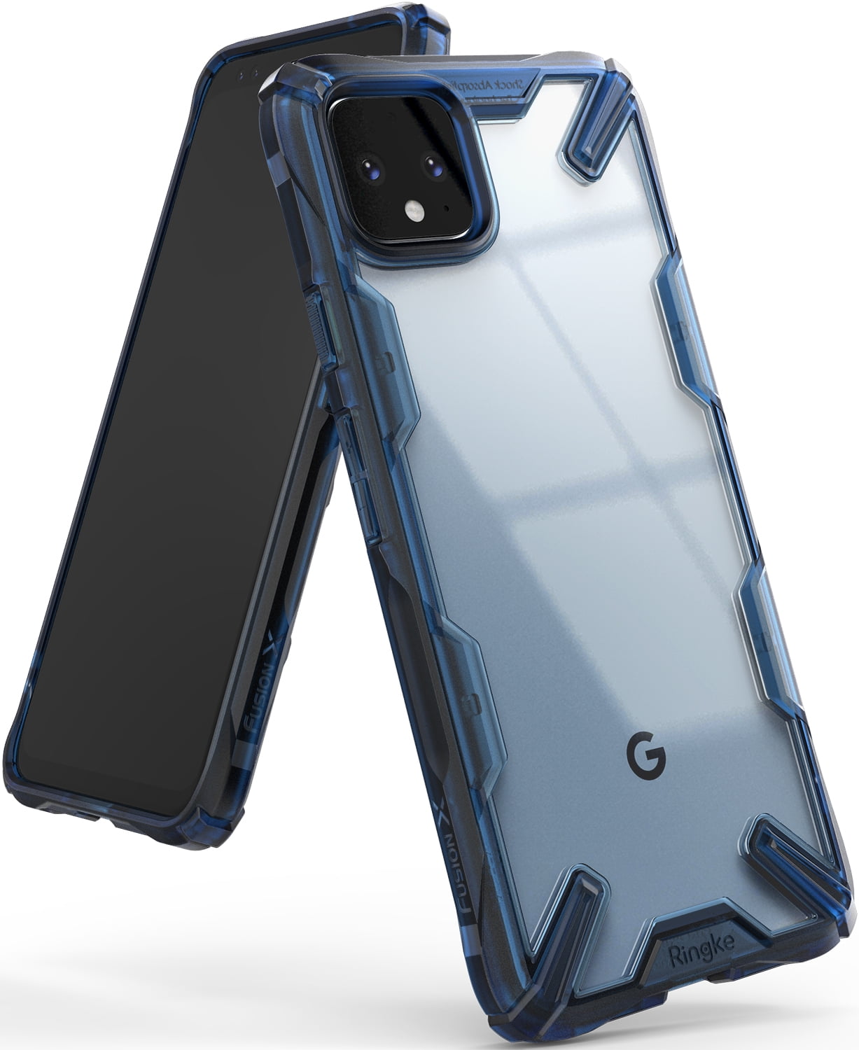  SHENCANG BLUE Phone Case for Google Pixel 4 with Snake