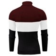 thumbnail image 2 of Jersey QZH.DUAO para hombre, cuello alto, color block, corte ajustado, 2 of 7