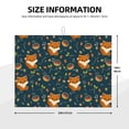 thumbnail image 2 of Yiaed Cute plant fox Print Highly Absorbent Microfiber Kitchen Counter Mat, Dish Drying Pad for Dishes, Utensils, Pots and Pans, Large 18" x 24", 2 of 7