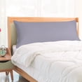 thumbnail image 1 of PiccoCasa 1Pc Pillowcase Zipper Long Staple Cotton, Queen Pale Purple, 1 of 10
