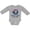 AC-Heather Grey, variant on Oma and Opa Love Me Grandson Boys Long Sleeve Baby Bodysuit