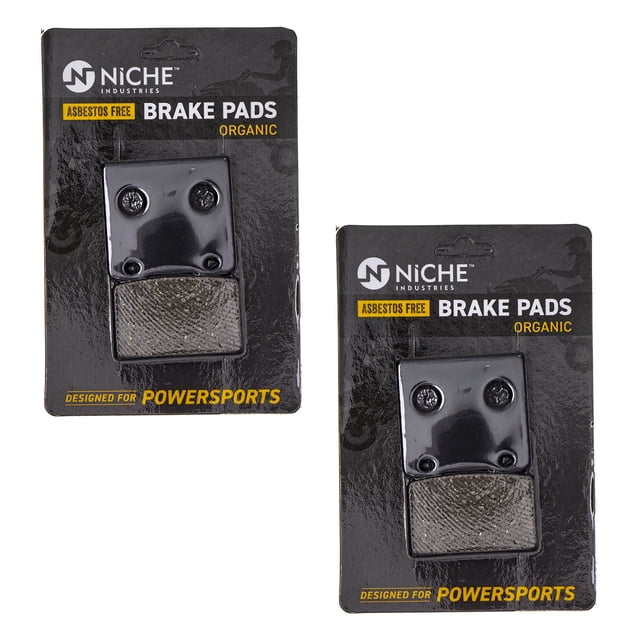 Niche Brake Pad Set for Suzuki Intruder 800 Organic Motorcycle 2 Pack 519-KPA2407D