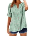 thumbnail image 2 of ATENAR Shirts for Women Soft Lightweight Womens Shirts Loose Tee Multicolor XL, 2 of 5