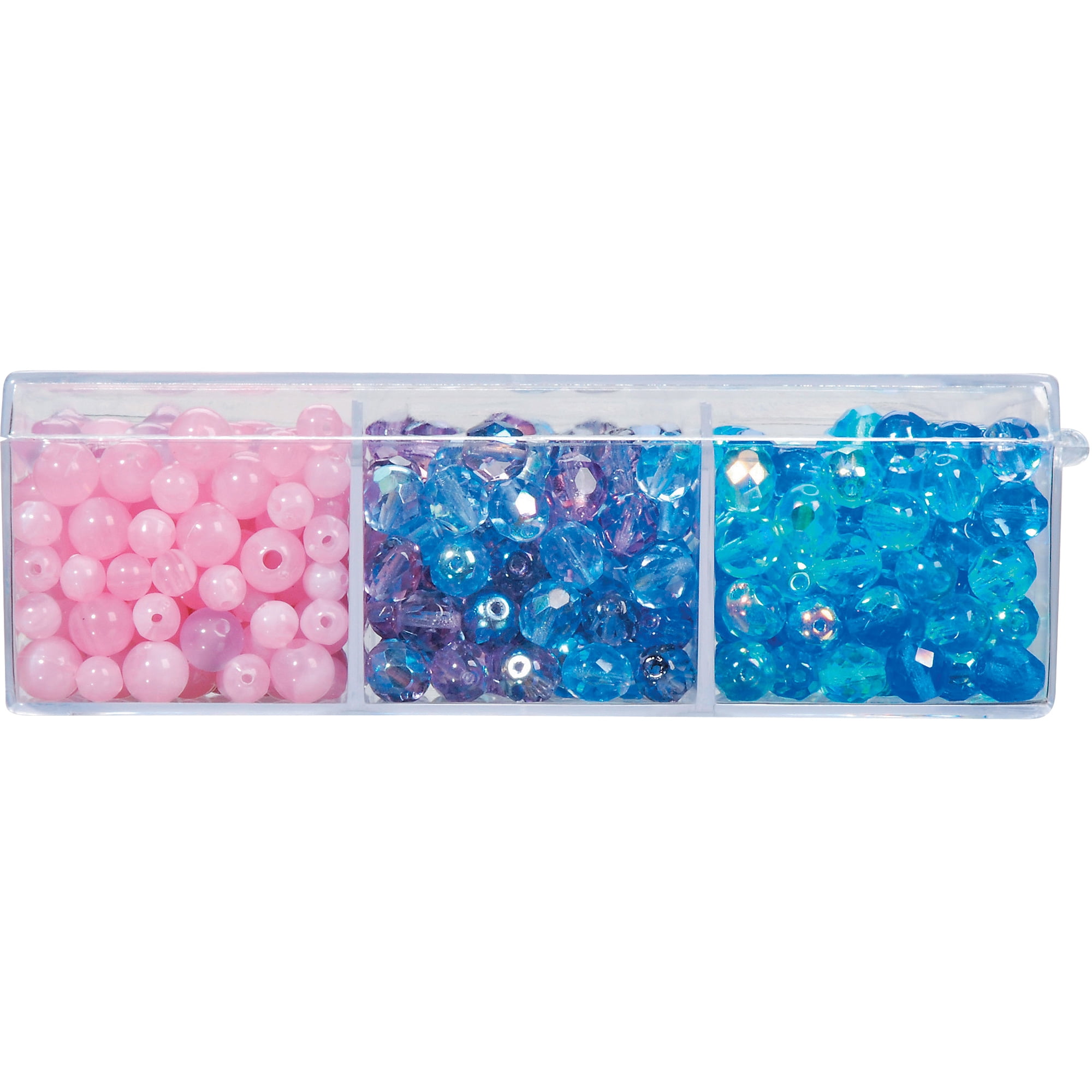Darice 12 Compartment Clear Plastic Bead Box, 1 Each