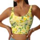 thumbnail image 1 of Balery Lemon (2) Sujetadores deportivos con espalda cruzada para mujer, acolchados, sin costuras, de alto impacto, ideales para yoga, gimnasio, entrenamiento y fitness.-Large, 1 of 8