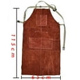 thumbnail image 5 of Adjustable Leather Work Shop Apron with Tool Pockets for Woodworking Cooking, 5 of 8