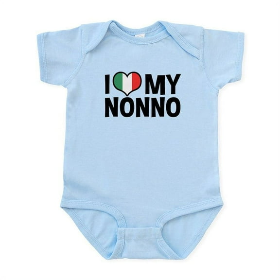 CafePress - I Love My Nonno Infant Bodysuit - Baby Light Bodysuit, Size Newborn - 24 Months