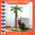 thumbnail image 2 of Free Shipping 85cm Cat Scratching Post with Spring Ball Cute Cat Tree Indoor Cat Scratcher Cat Toy Kitten Furniture Pet Products ShopWise Round, 2 of 8