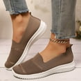 thumbnail image 2 of YLYL Women Knit Sneakers Dressy Comfortable Casual Slip on Business Work Walking Shoes, 2 of 9