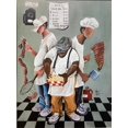 thumbnail image 3 of Annie Lee "Links, Tips, Wings and Fries " New Framed African American ART BLM Generic, 3 of 3