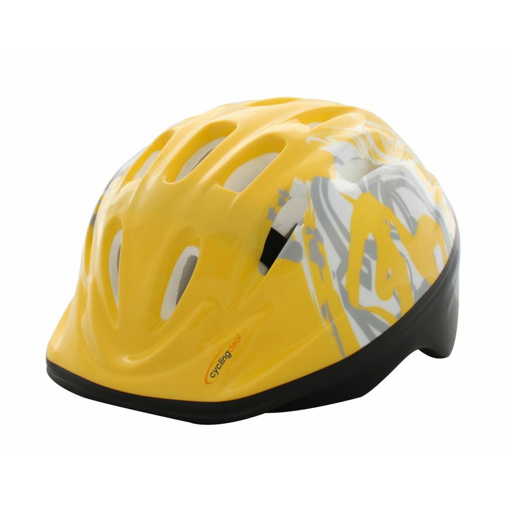 Bike Bicycle Cycling Kids Child Toddler Helmet Yellow