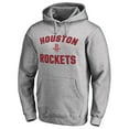 thumbnail image 2 of Men's Ash Houston Rockets Victory Arch Pullover Hoodie, 2 of 3