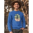 thumbnail image 2 of Cute Hoya Buddy Sweatshirt Men -Smartprints Designs, Male XX-Large, 2 of 4