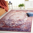 thumbnail image 2 of SAFAVIEH Tucson Jacqueline Traditional Machine Washable Area Rug, Beige/Red, 5' x 8', 2 of 8