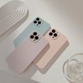 thumbnail image 2 of Funda Para iPhone Estilo simple Avanzado color Sólido Silicona TPU compatible Para 11 pro max X Xr Xs 7 8 14 Plus 12 13 Gao Jiahui unisex, 2 of 2