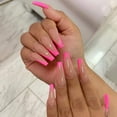 thumbnail image 1 of Paquete de 24 ataúdes de uñas prensadas, uñas postizas extra largas, uñas con pegamento, uñas postizas de mariposa con pegamento Levamdar HMHZ348-4, 1 of 5