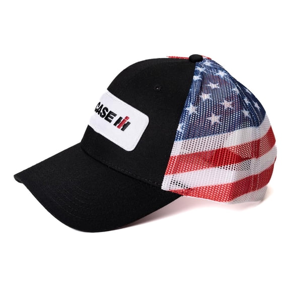 Case IH Logo American Flag Mesh Back Hat, CIHFM