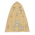 thumbnail image 4 of Cubierta de madera portaaviones 1/350 Ark Royal Sunnimix Kit de modelo piezas con adhesivo, 4 of 8