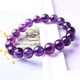 thumbnail image 2 of Juego de pulsera y aretes de amatista esmeralda para mujer o hombre, Crys, 2 of 5